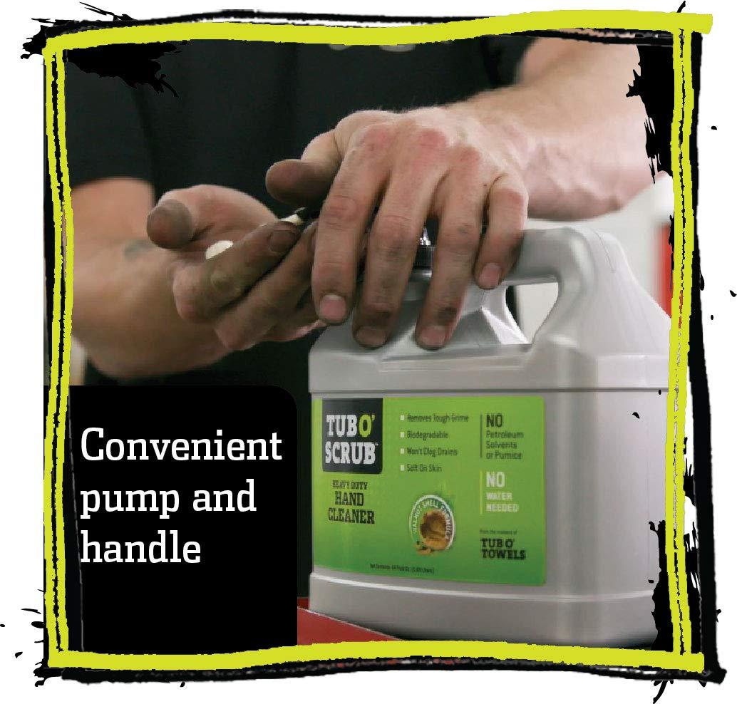 image:imageTub O Scrub TS28 Heavy Duty PumiceFree Hand Cleaner Removes Tough Grime amp Dirt Without Water Biodegradable 128oz 1 Gallon Pump Jug128 Ounce Jug with Pump