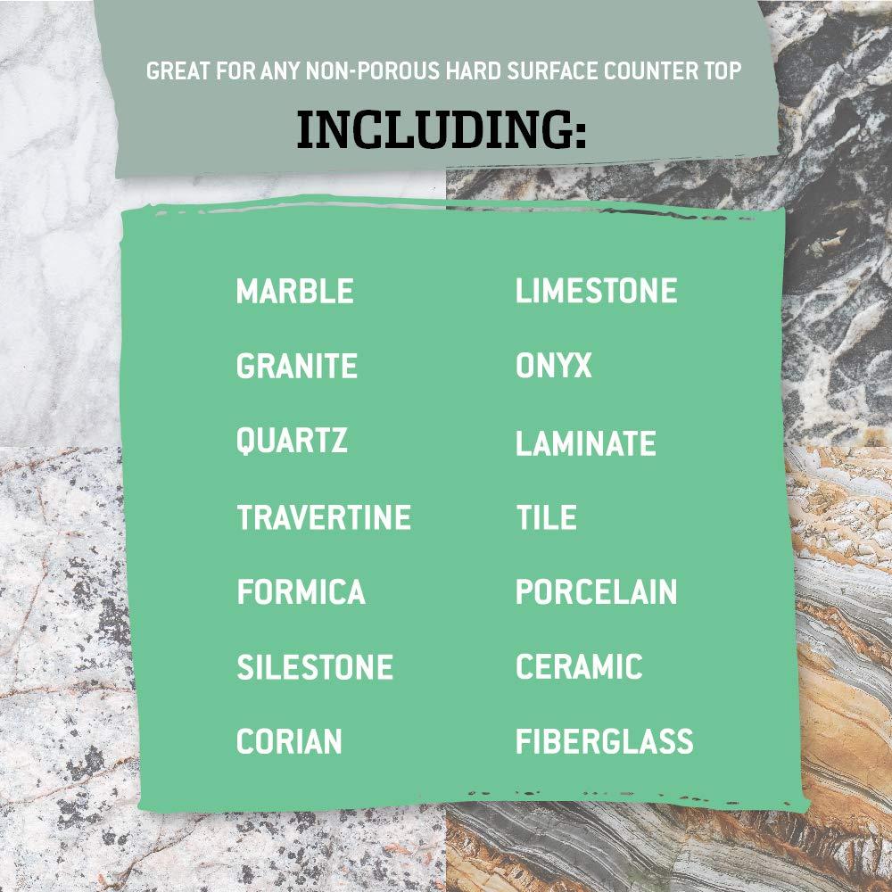 image:imageTub O Towels Granite Tile and Marble Cleaning Wipes Clean Polish and Seal 407 x 8 Wipes Per Tub 2Pack white TW40GR24Pack