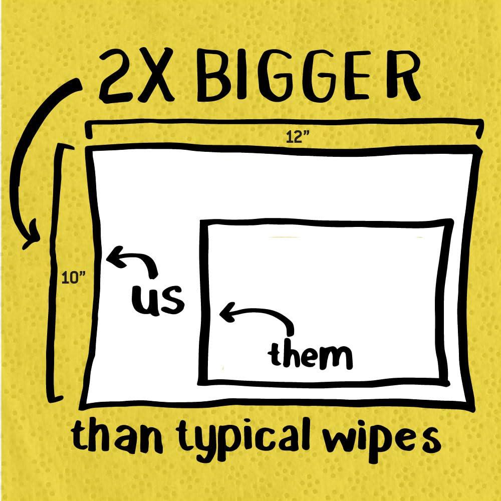 image:imageTub O Towels TW90 HeavyDuty 10 x 12 Size MultiSurface Cleaning Wipes 10 x 12 wipes Per Canister Pack of 1 90 Count Total
