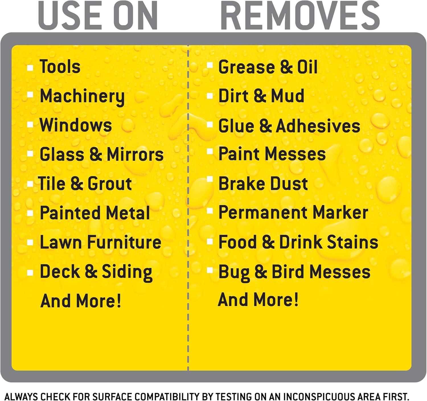 image:imageTub O Towels Heavy Duty Cleaner and Degreaser Spray Helps in Removing Oil Tar Paint Dirt Caulk Grease Grime Gunk Epoxies Industrial Strength Home amp Auto Made In USA Citrus Scent 24oz24 Fl Oz Pack of 1