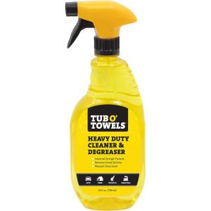 Tub O’ Towels Heavy Duty Cleaner and Degreaser Spray Helps in Removing Oil Tar Paint Dirt Caulk Grease Grime Gunk Epoxies, Industrial Strength, Home & Auto, Made In USA, Citrus Scent, 24oz(24 Fl Oz (Pack of 1))